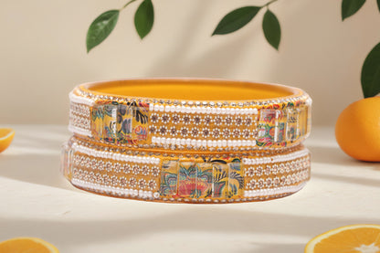 Women’s Glass Kada Bangles (Pack of 2)
