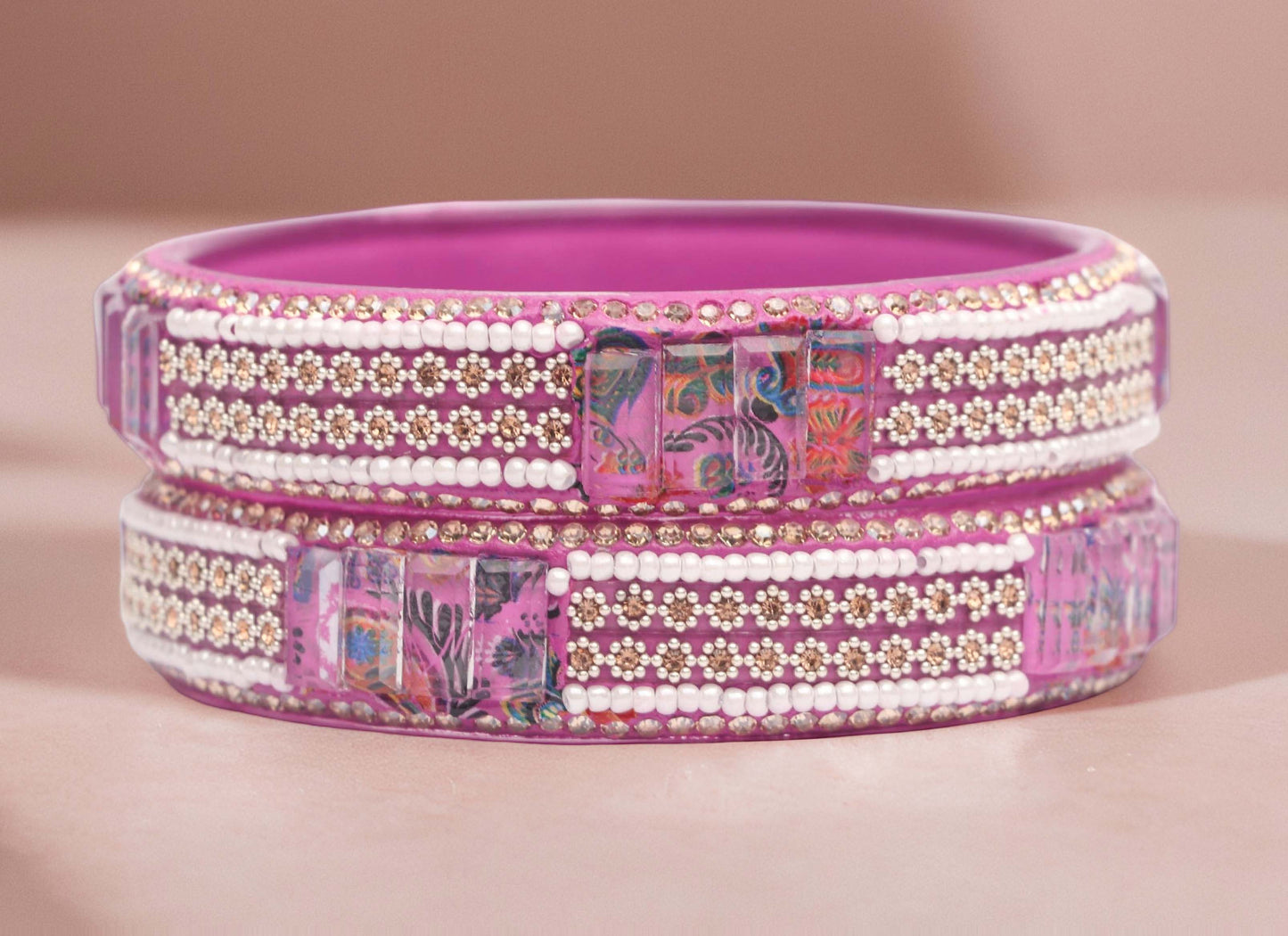 Women’s Glass Kada Bangles (Pack of 2)