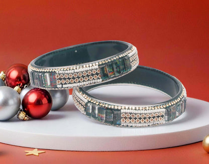 Women’s Glass Kada Bangles (Pack of 2)