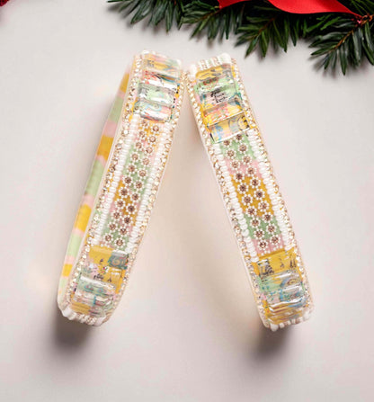 Women’s Glass Kada Bangles (Pack of 2)