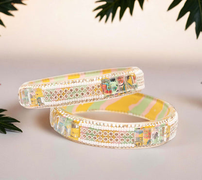 Women’s Glass Kada Bangles (Pack of 2)