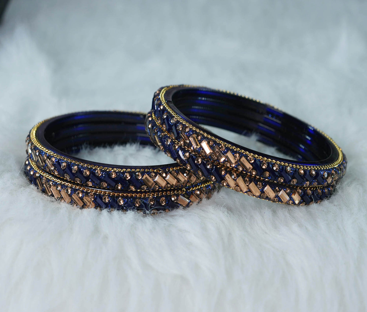 Multiple Color Glass Bangles for Women & Ladies (Pack of 4 Glass kada)