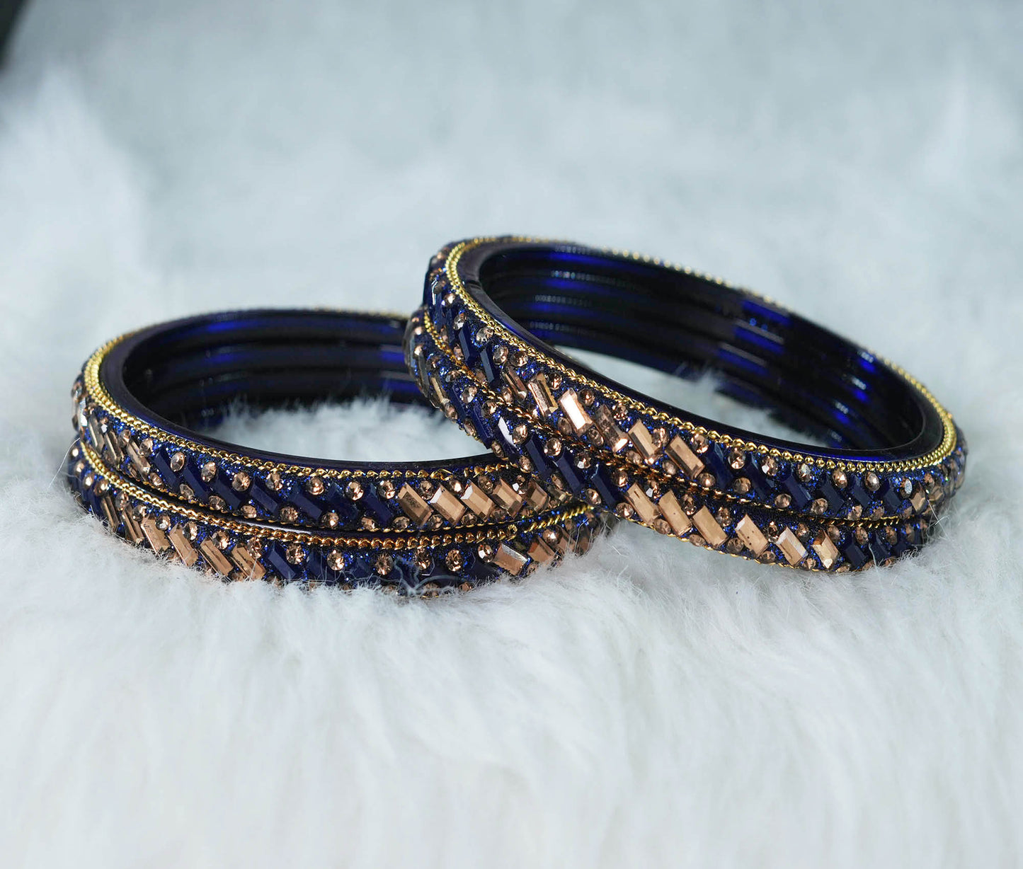 Multiple Color Glass Bangles for Women & Ladies (Pack of 4 Glass kada)