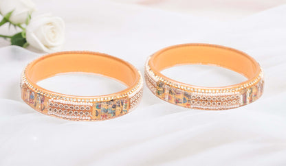Women’s Glass Kada Bangles (Pack of 2)