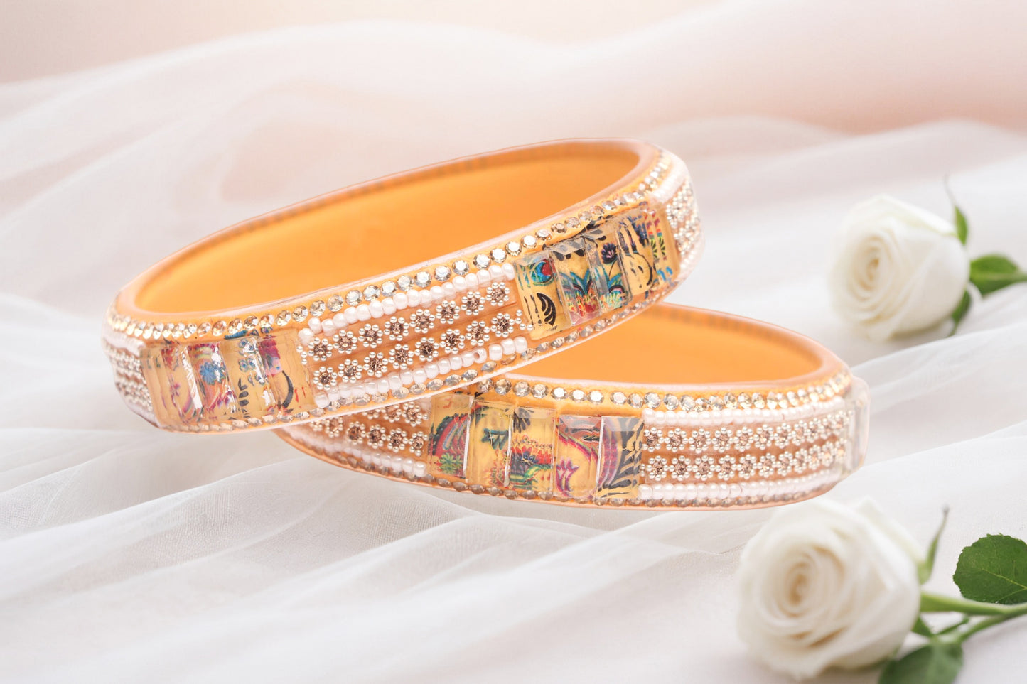 Women’s Glass Kada Bangles (Pack of 2)