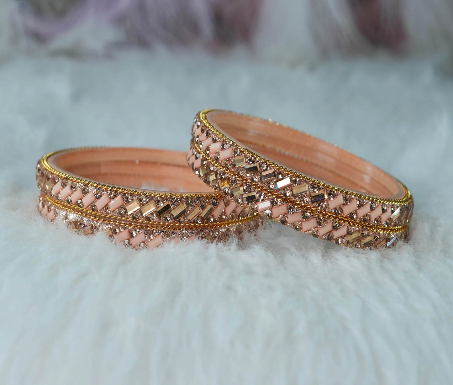 Multiple Color Glass Bangles for Women & Ladies (Pack of 4 Glass kada)