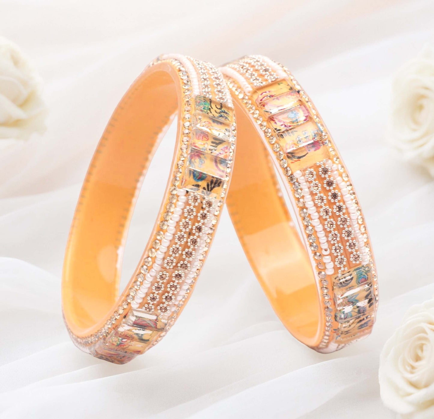 Women’s Glass Kada Bangles (Pack of 2)