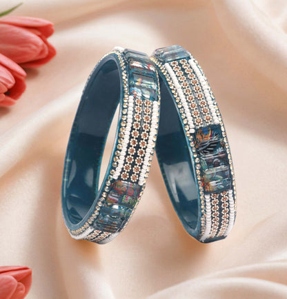 Women’s Glass Kada Bangles (Pack of 2)