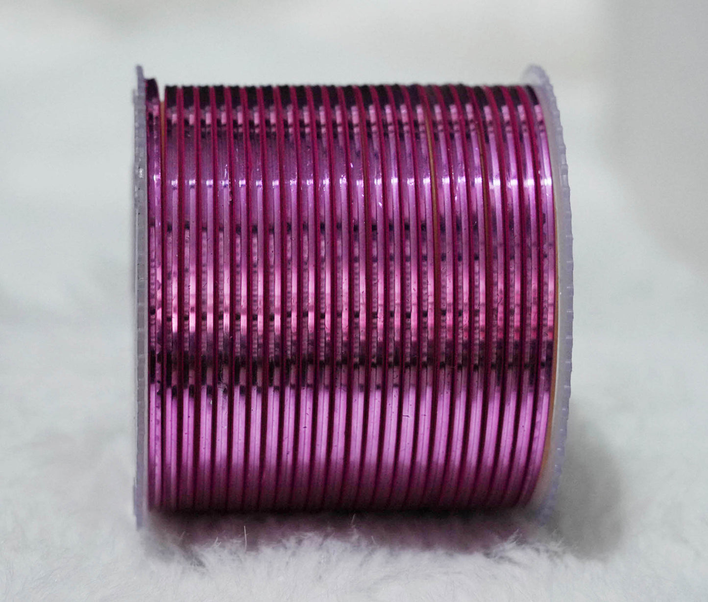 Pyazi Color Glossy Metal Bangle for Women & Girls (Pack of 24)