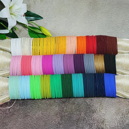 Premium Velvet Metal Bangles Combo for Women & Girls (Pack of 30 Dozen)