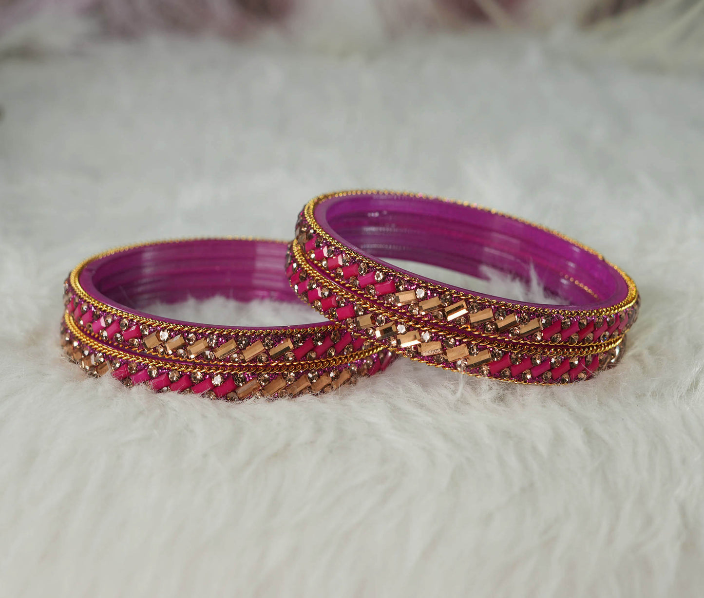 Multiple Color Glass Bangles for Women & Ladies (Pack of 4 Glass kada)