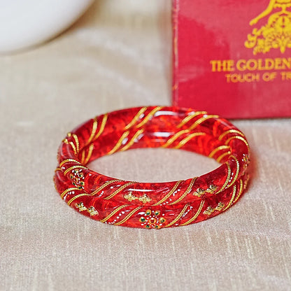 Trendy Lightweight Acrylic Kada Bangle for Women & Girls (Pack of 2)