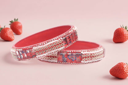 Women’s Glass Kada Bangles (Pack of 2)