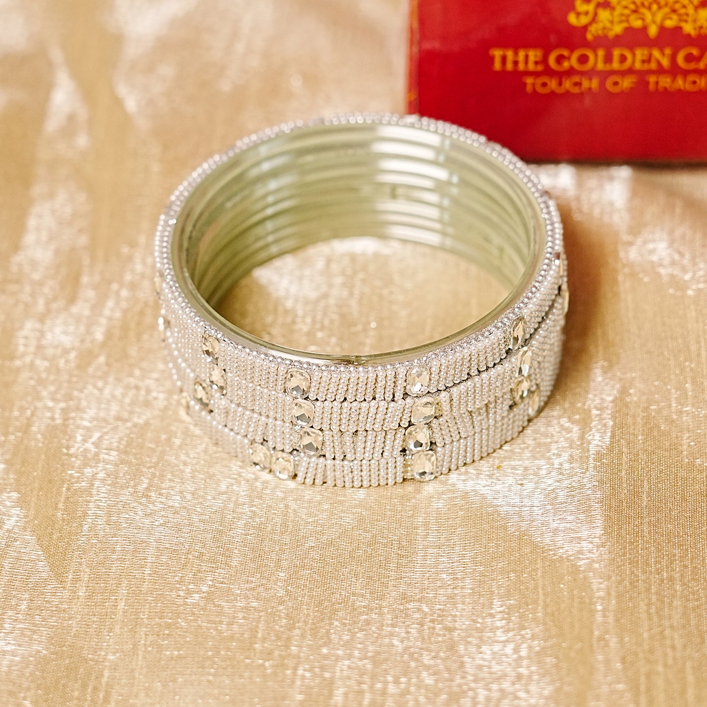 Stylish 'Raj Laxmi' Glass Kada for Women & Girls (Pack of 4 kada)