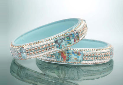 Women’s Glass Kada Bangles (Pack of 2)