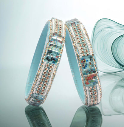 Women’s Glass Kada Bangles (Pack of 2)