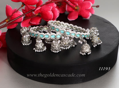 Traditional Jhumki Latkan Metal Kada for Women (Pack of 2)