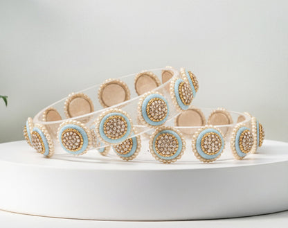 Stylish Transparent Glass Kada for Women & Girls – (Pack of 2)