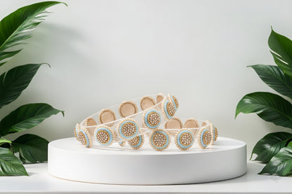 Stylish Transparent Glass Kada for Women & Girls – (Pack of 2)