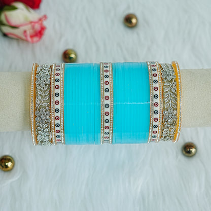 Traditional Wedding Surf Bridal Chura Set for Women (Both Hands)