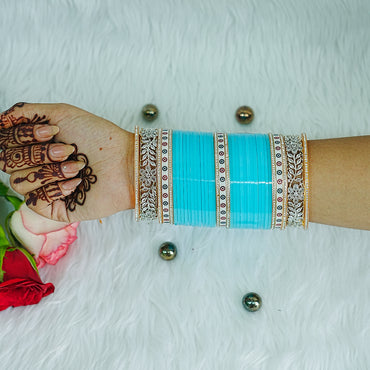 Traditional Wedding Surf Bridal Chura Set for Women (Both Hands)