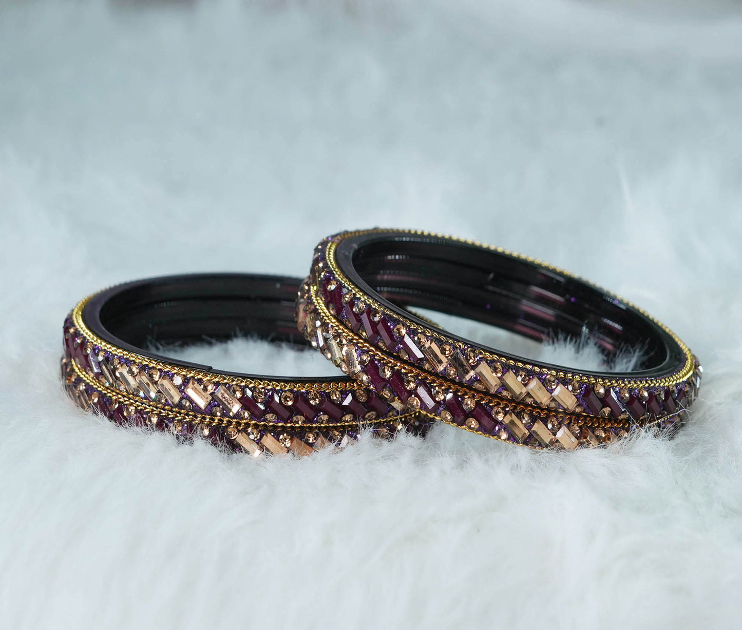 Multiple Color Glass Bangles for Women & Ladies (Pack of 4 Glass kada)