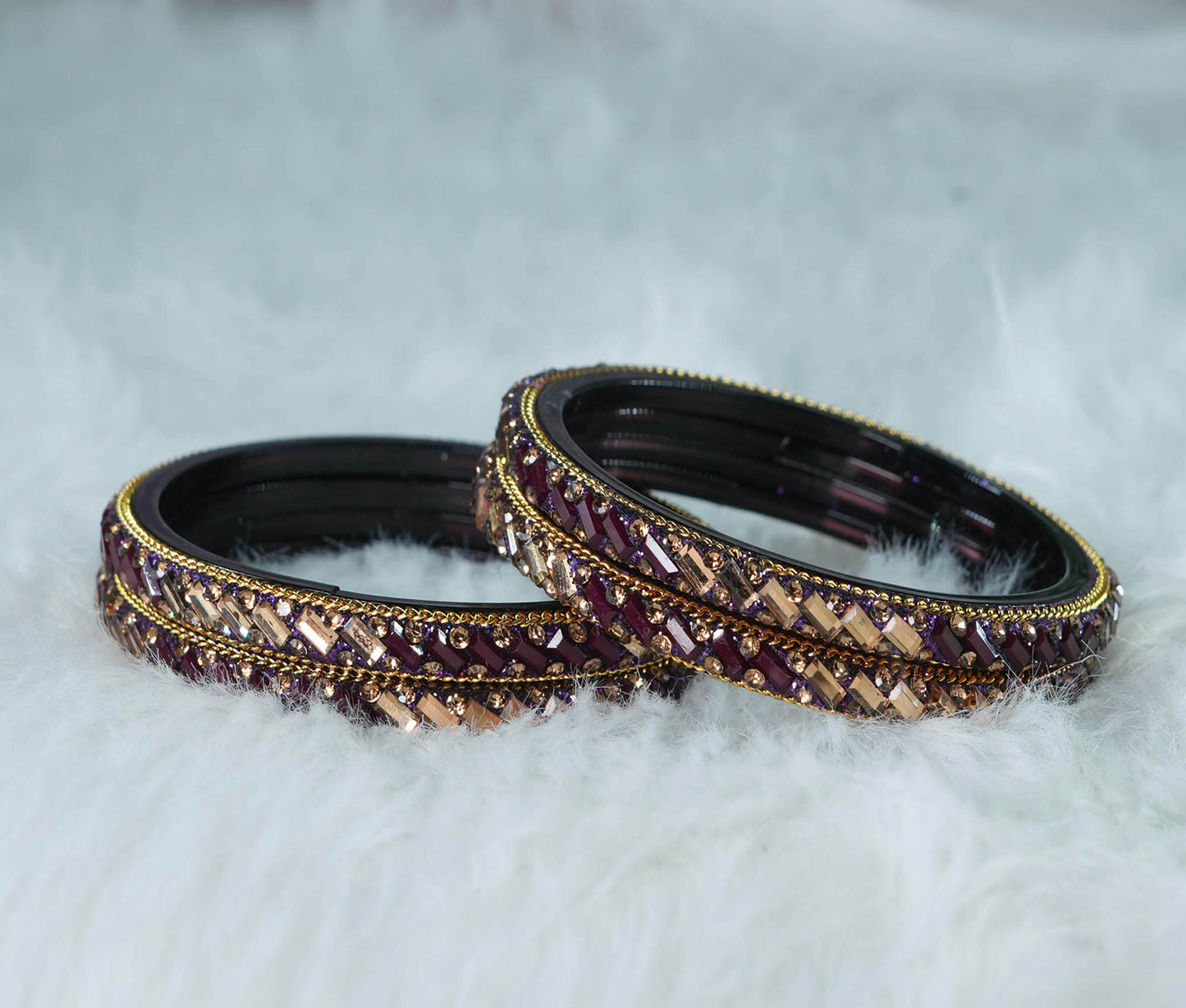Multiple Color Glass Bangles for Women & Ladies (Pack of 4 Glass kada)