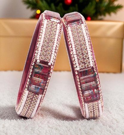 Women’s Glass Kada Bangles (Pack of 2)