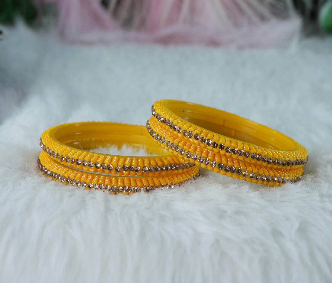 Stylish Glass Kada for Women & Girls | Beads Stone Studded Design Bangles for Ladies