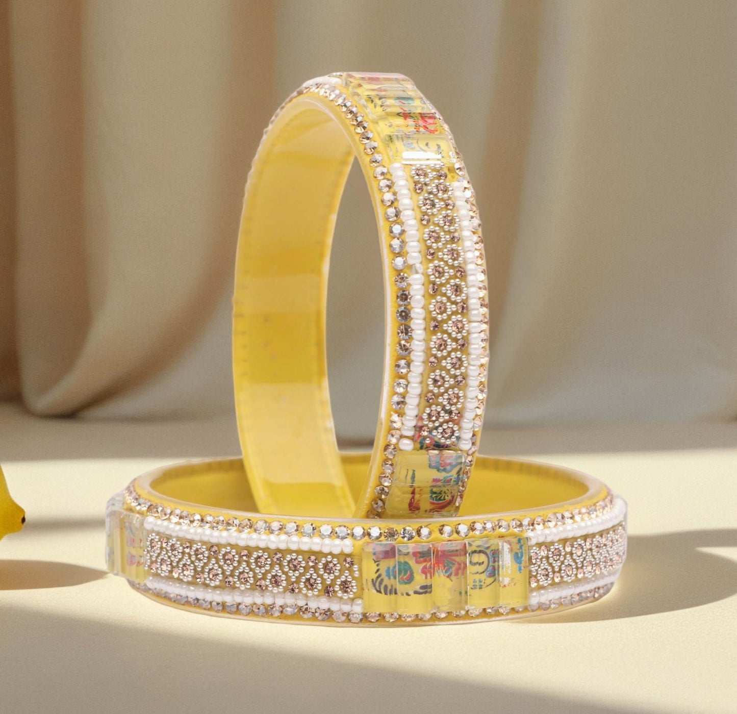 Women’s Glass Kada Bangles (Pack of 2)