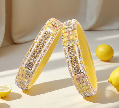 Women’s Glass Kada Bangles (Pack of 2)