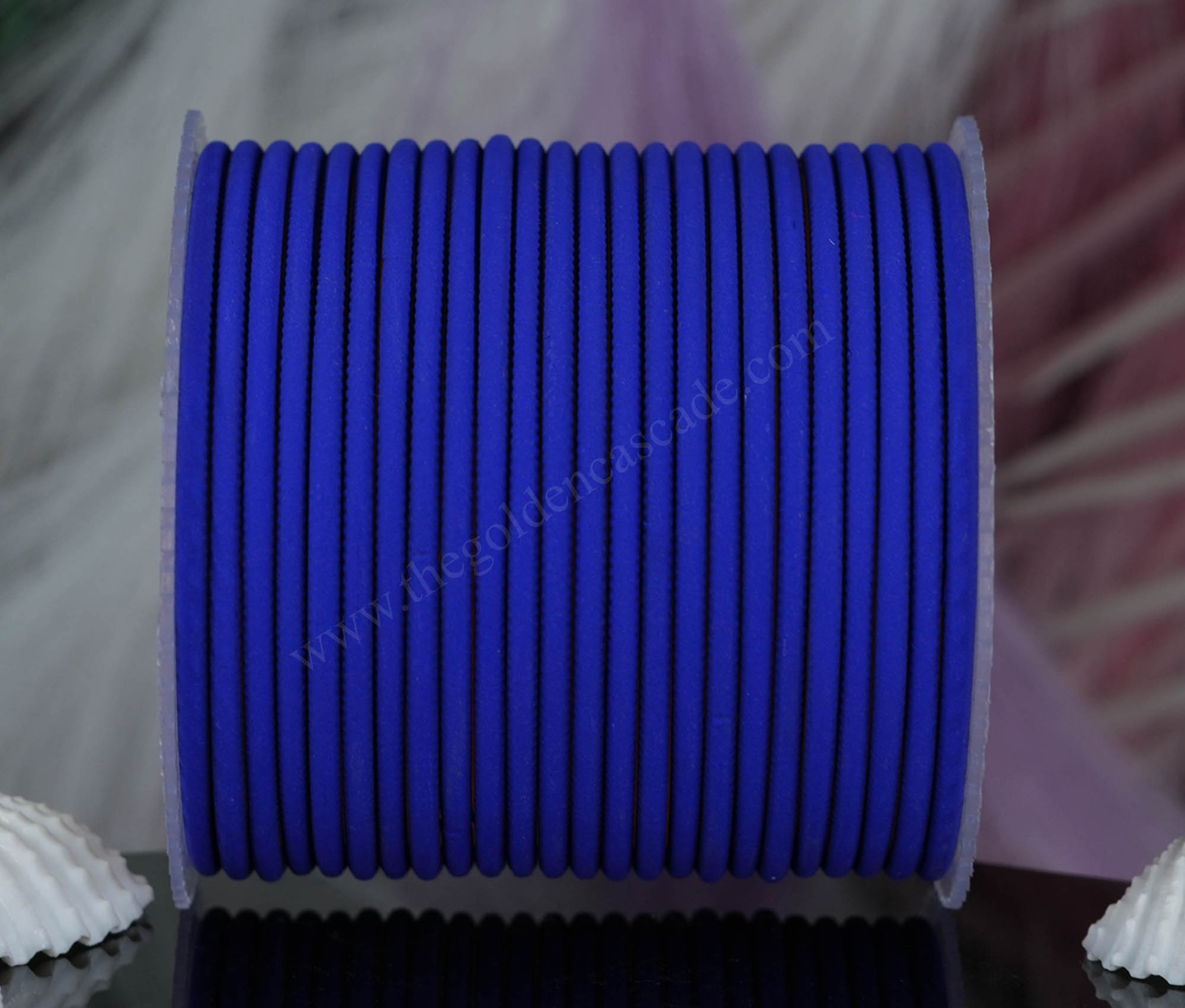 Fancy Royal Blue Color Plain Matt Metal Bangles Set for Women & Girls