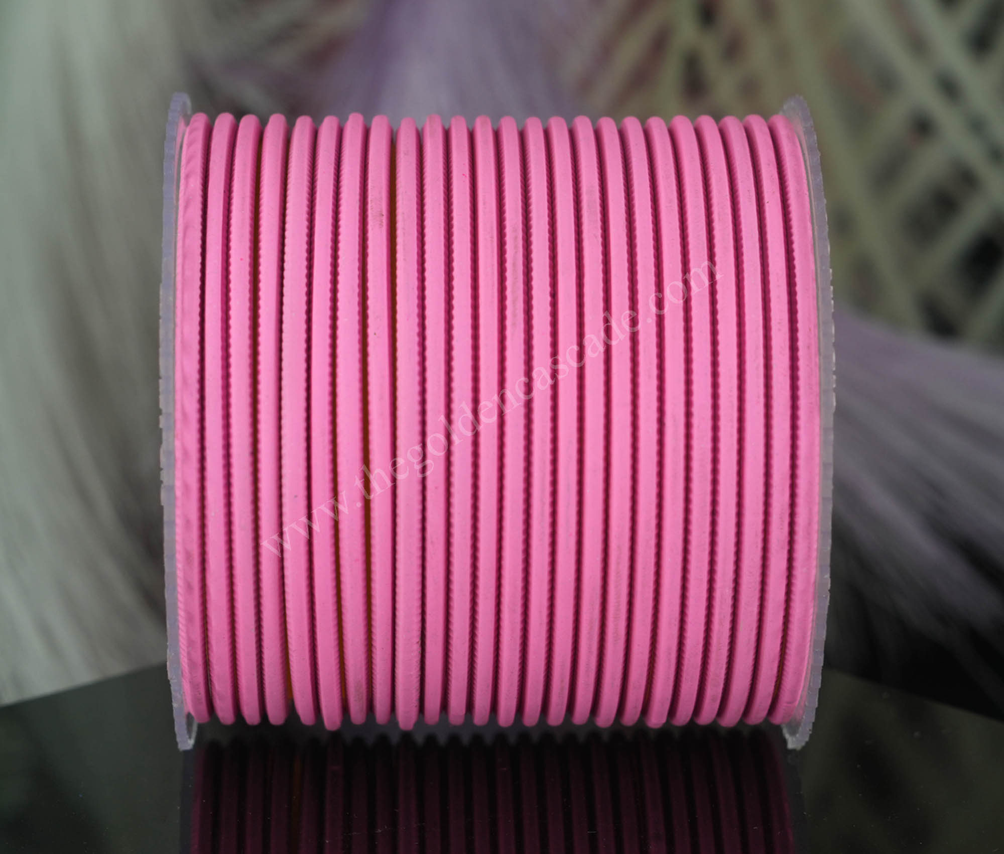 Fancy Pink Color Plain Matt Metal Bangles Set for Women & Girls